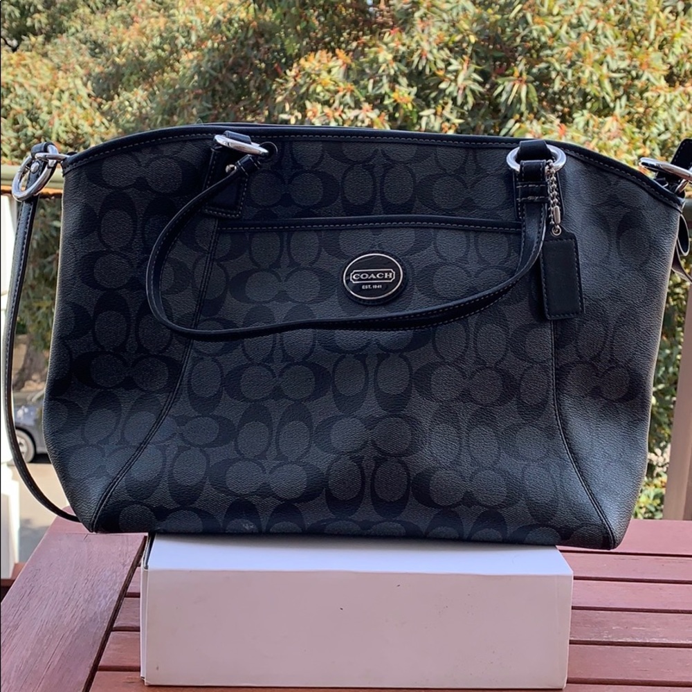 Coach leather bag